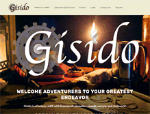 Tablet Screenshot of gisidolarp.com